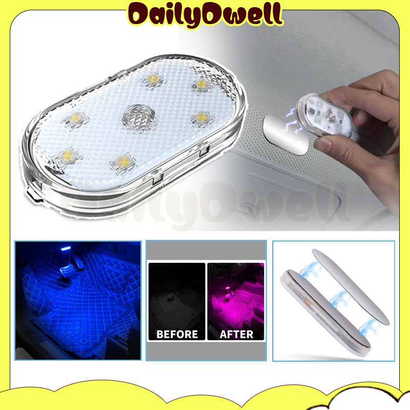 lampu sentuh led mobil/interior touch light/lampu sentuh interior mobil led/
