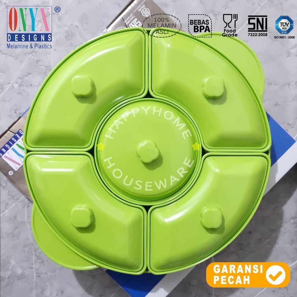 ONYX Serving Set Wadah Saji 17in Melamin Prasmanan Makan Set Wadah Makanan Melamine