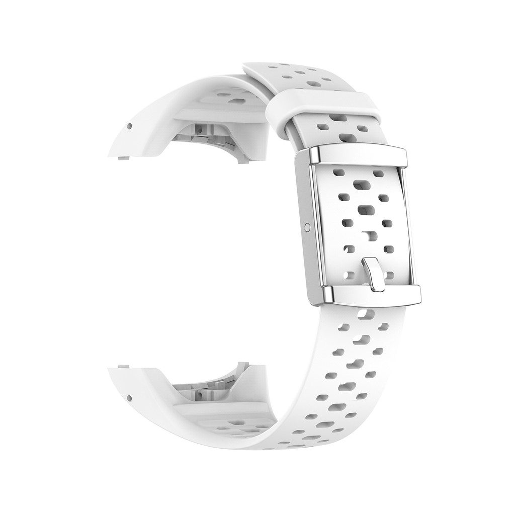 Para polar m400/m430 pulseira de relógio de silicone macio respirável substituição