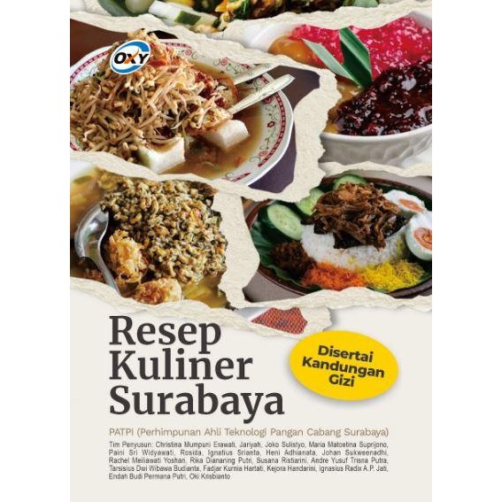 BUKU Resep Istimewa Kuliner Surabaya Disertai Kandungan Gizi
