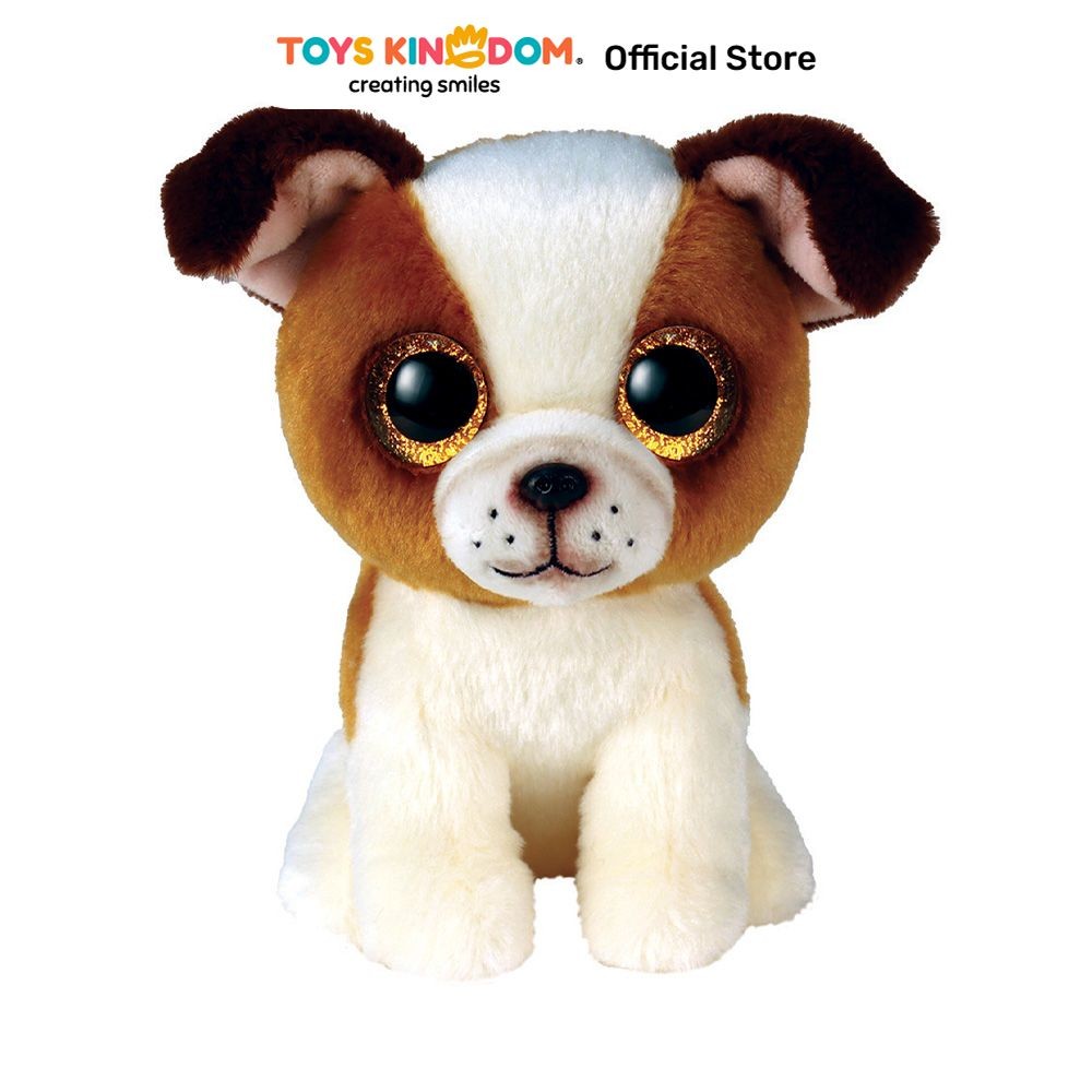 Toys Kingdom Ty Beanie Boos Boneka Hewan Hugo Dog Reguler Ty95329 Toys Kids Toy Boneka Kain Karakter