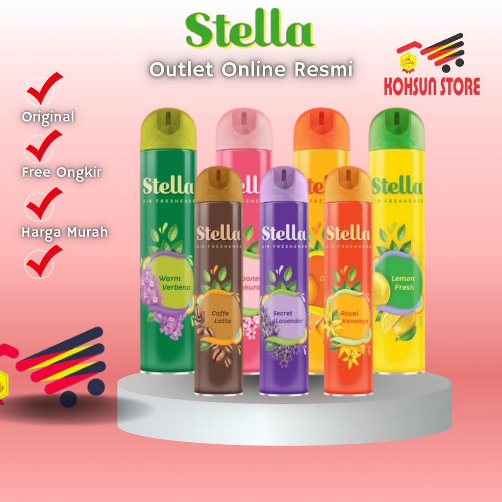 Stella Air Freshener Aerosol - Pengharum Ruangan Semprot Stella