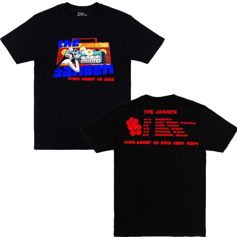 The jansen - From bogor to asia tour / T-shirt the jansen / kaos band pop punk the Jansen