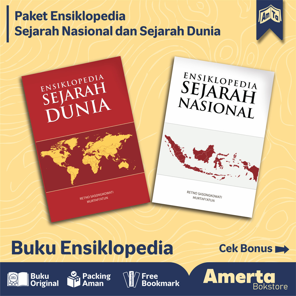 Buku Ensiklopedia Sejarah Nasional dan Ensiklopedia Sejarah Dunia