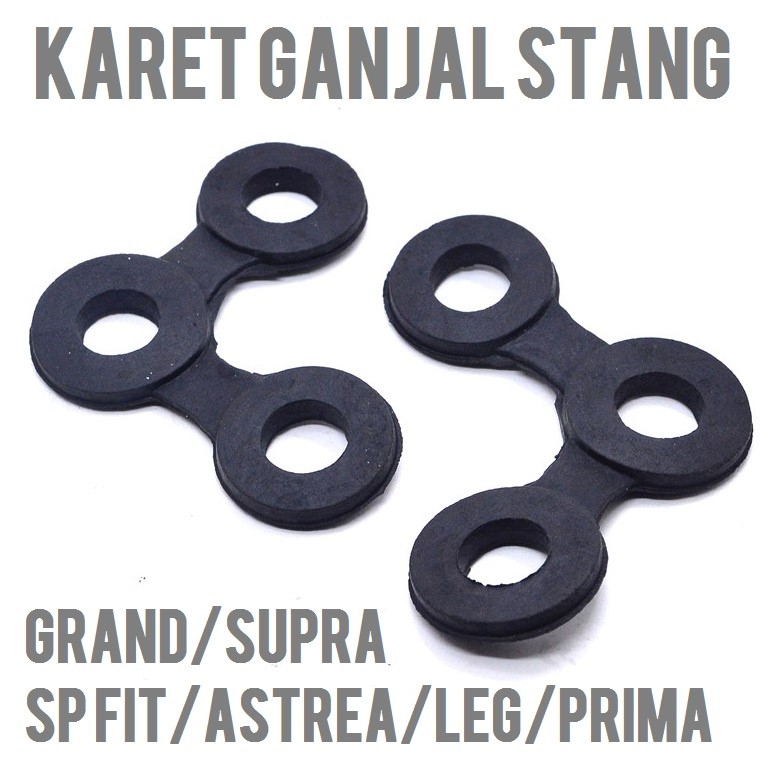 KARET GANJAL STANG GRAND SET 2 ganjel dudukan peredam stir supra supra fit astrea legenda prima moto