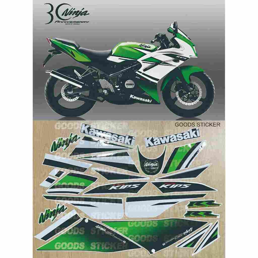 [COD] Striping Ninja RR New Anniversary 30Th Hijau - Sticker Kawasaki Ninja RR New Anniversary 30Th