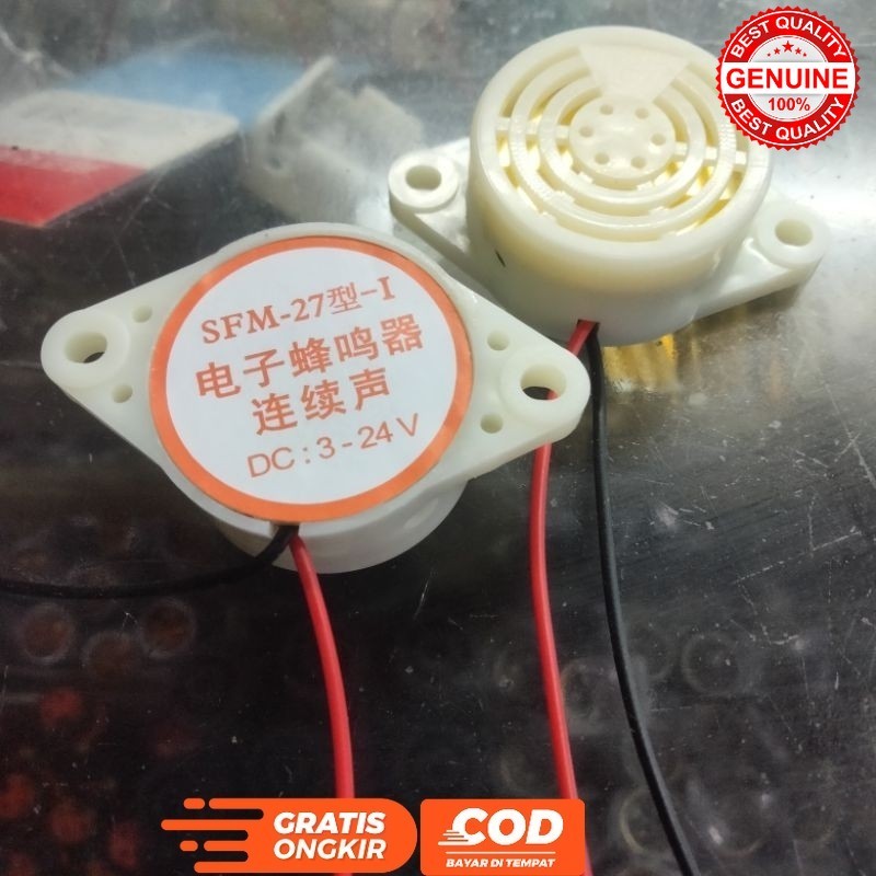 BUZZER AKTIF DC 5V 12V 24V 5 12 24 VOLT