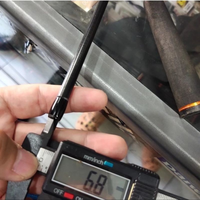 PROMO ujung joran pancing saja untuk abu garcia xcrossfield type spinning atau bc baitcasting 180 cm