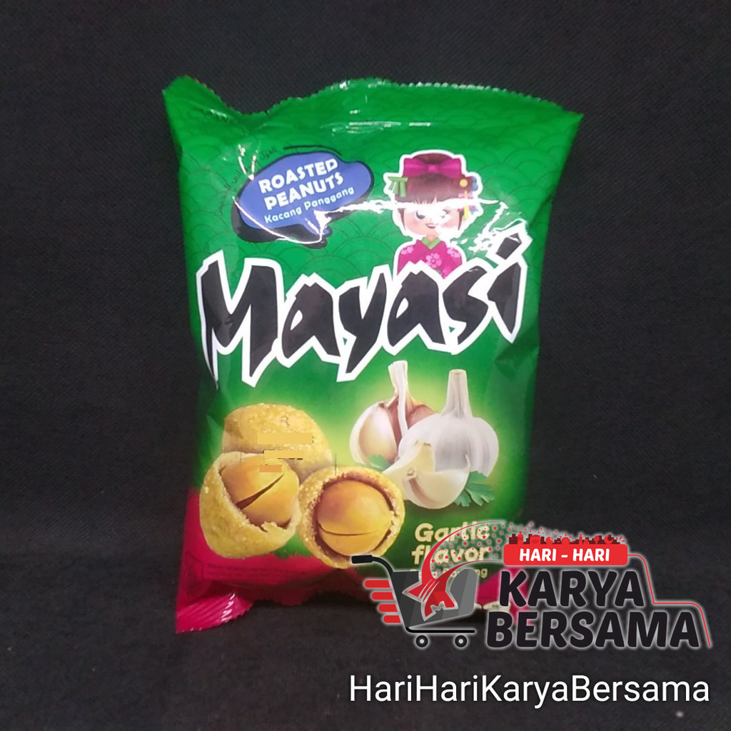 MAKANAN RINGAN KACANG MAYASI JEPANG RASA BAWANG 65GR