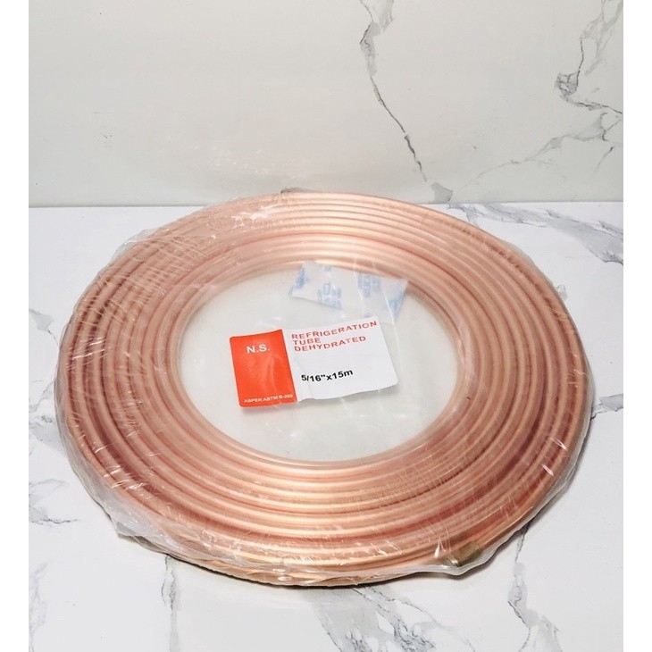 Pipa Tembaga 5/16 1 Roll 15 Meter