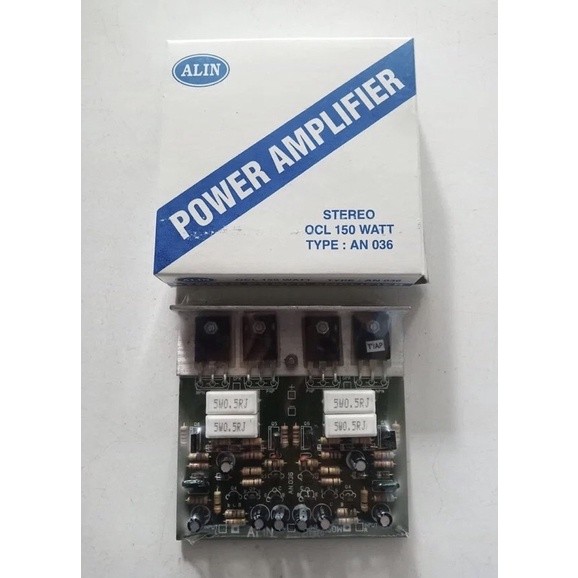 Kit Power Amplifier OCL 150 Watt Stereo AN 036