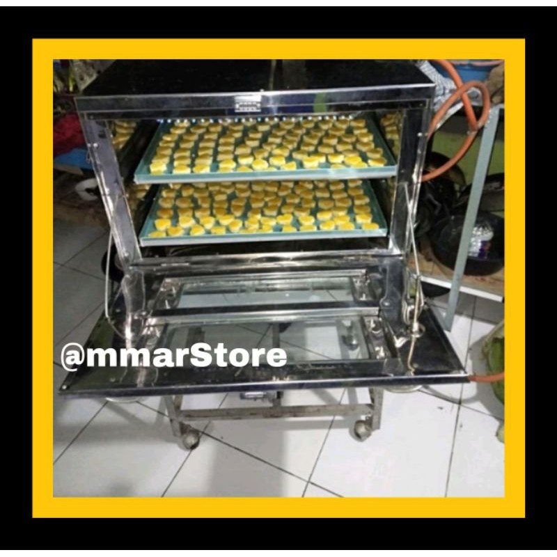 [VELFOX] Oven Gas Api Atas Bawah Bahan stainless ukuran 60x40,Paket komplit,Oven Gas Lengkap, Oven G