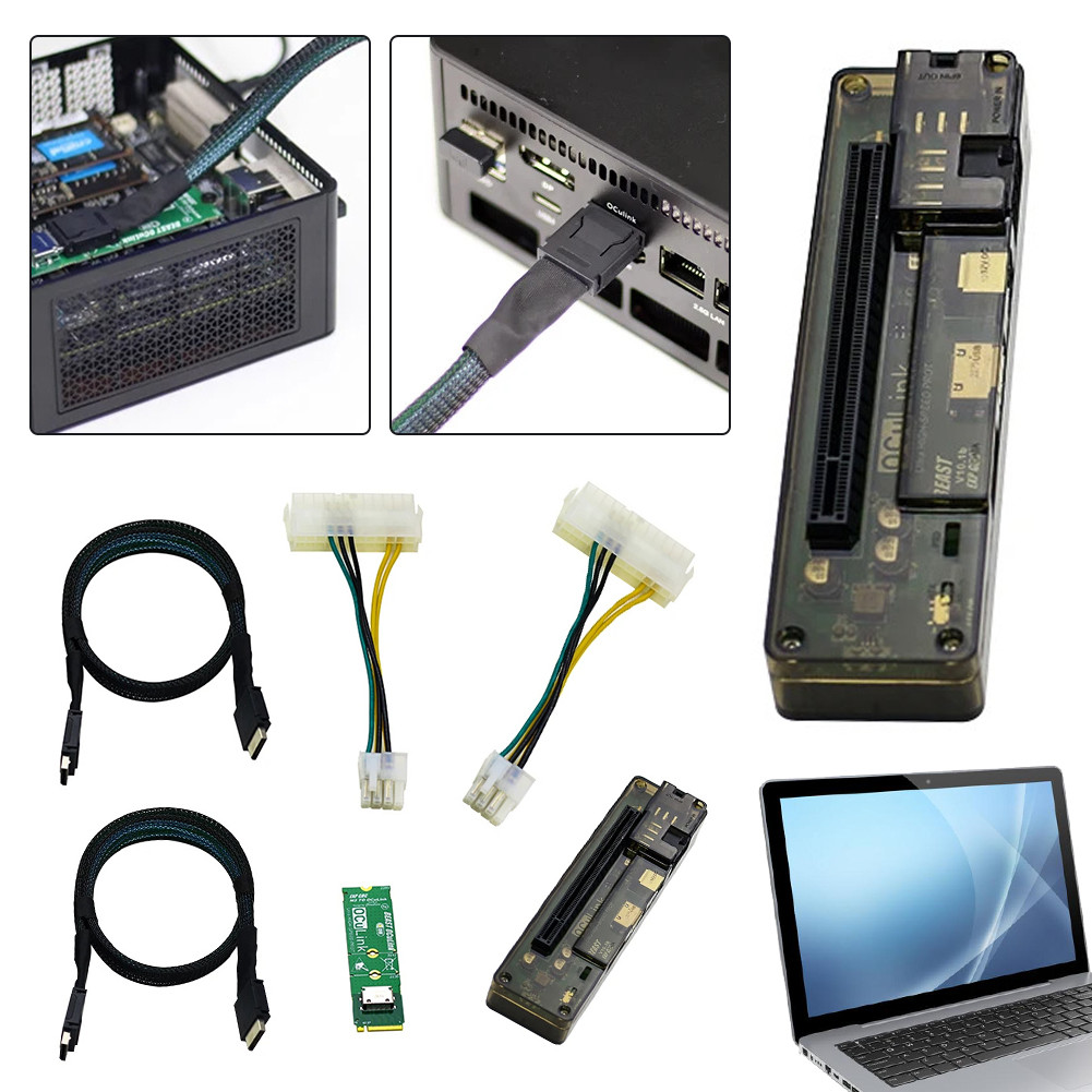 EXP GDC OCuLink GPU Dock PCIe 4.0 X4 GPU Docking Station External Laptop Docking Station External Di
