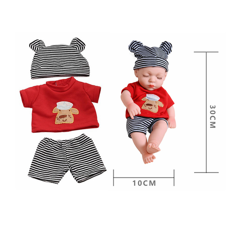 Baby Reborn Dolls Clothes for 30cm Baby Doll Dress Pajamas Jumpsuit Doll Clothes for 12 inch Reborn 