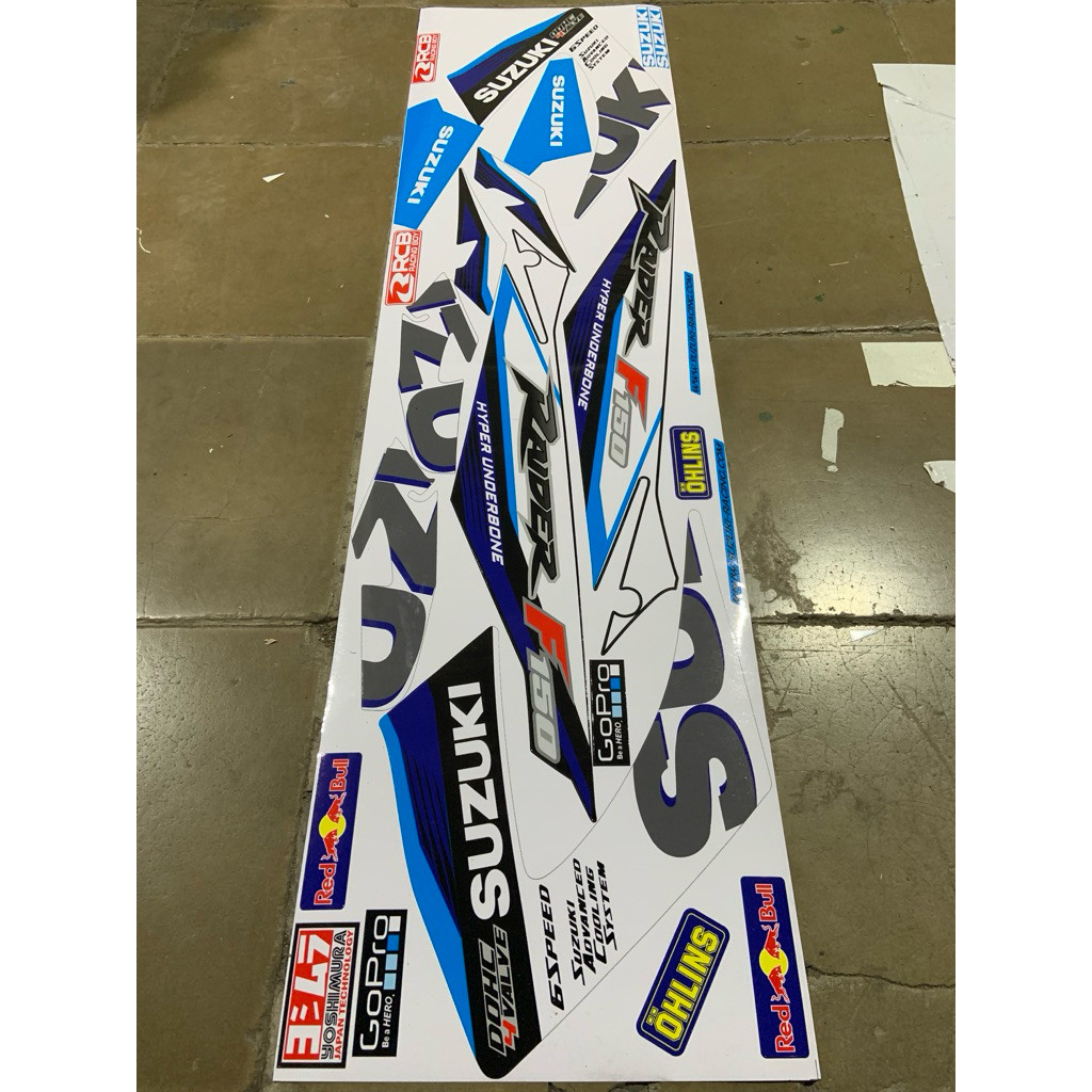 Striping Stiker Suzuki Satria Fu FL Raider Variasi