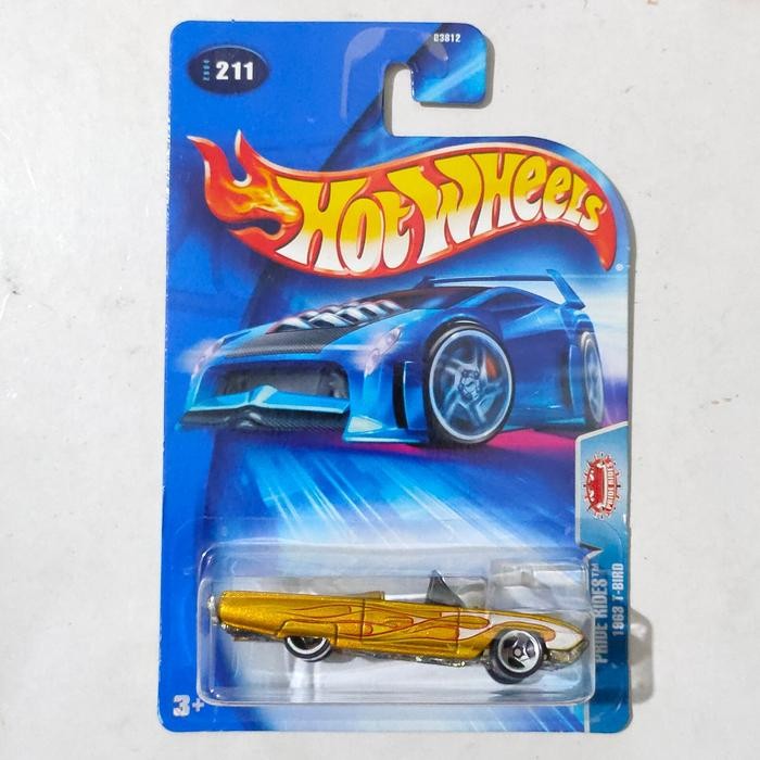 Hotwheels Hot Wheels 1963 63 T Bird Thunderbird gold 2004 Pride Rides base & body besi