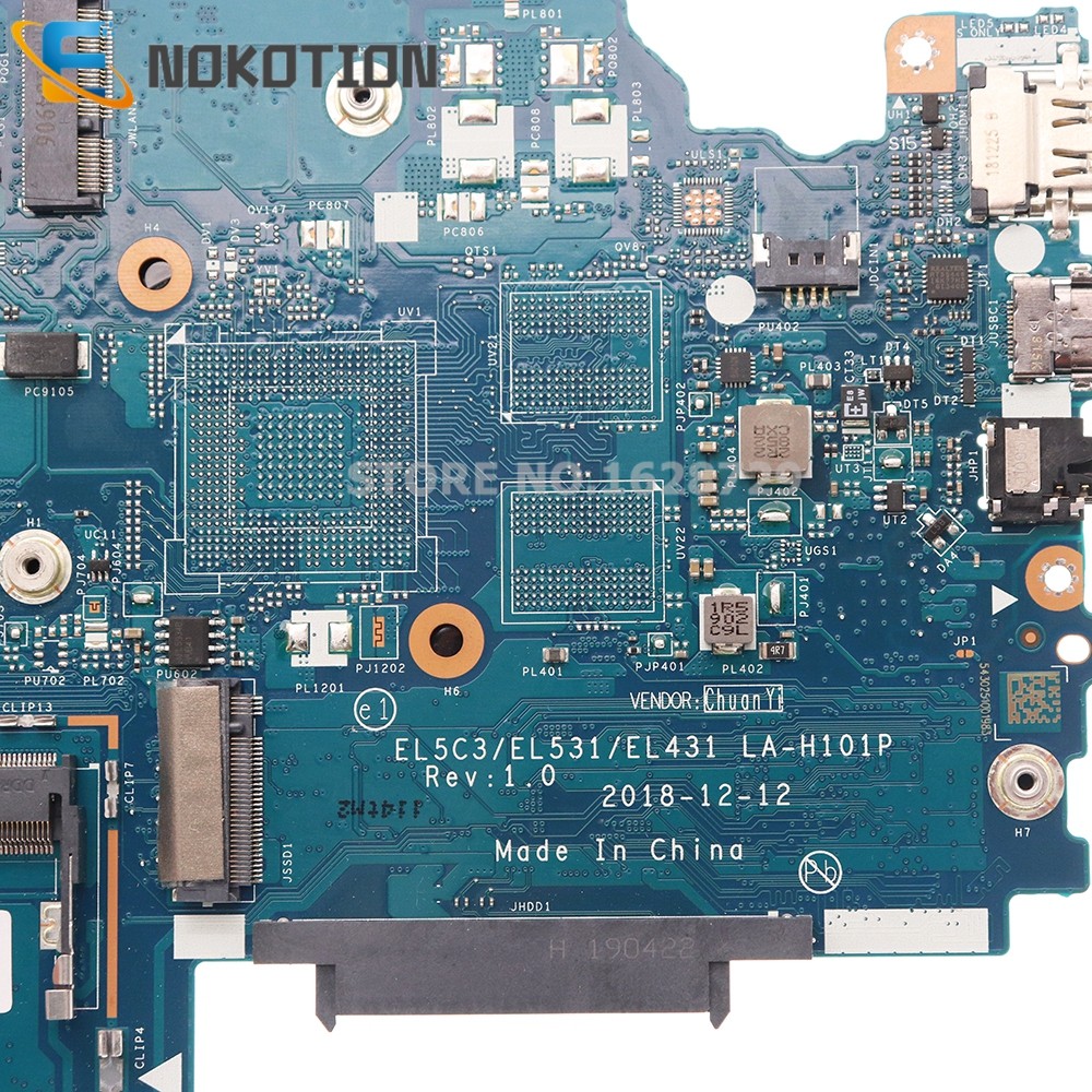 For Lenovo S340-14IWL S340-15IWL 5B20S42034 EL531 EL5C3  EL431 LA-H101P Laptop Motherboard SRFFZ I3-