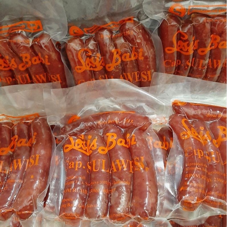 Sosis Babi LapChiong Cap Sulawesi (NON-HALAL)