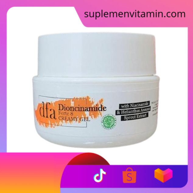 DFA Dioncinamide Forte 8 Menyamarkan noda hitam, bekas jerawat, dan hiperpigmentasi.