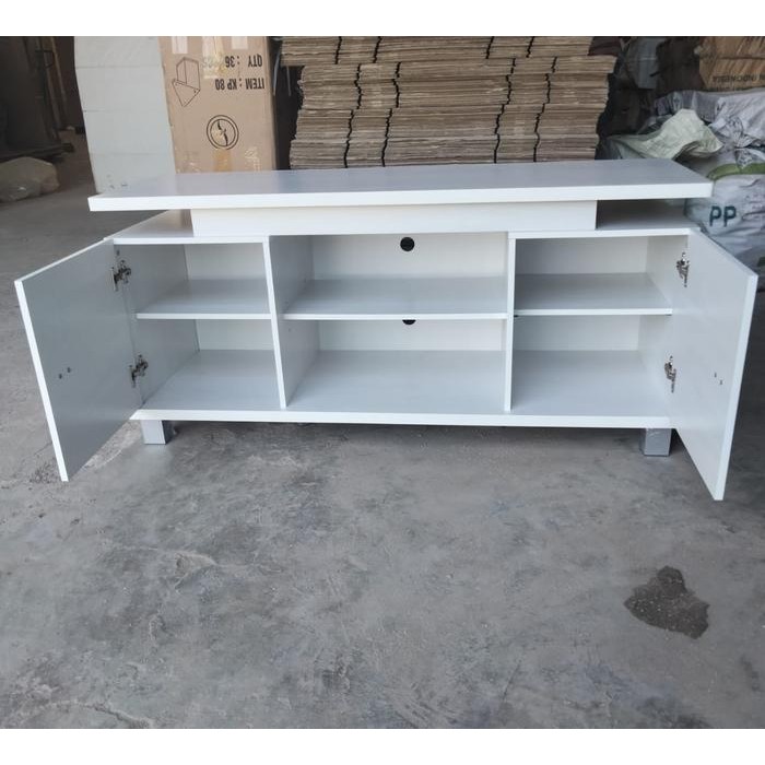 Buffet TV/ Meja TV Putih Murah Meriah | 129