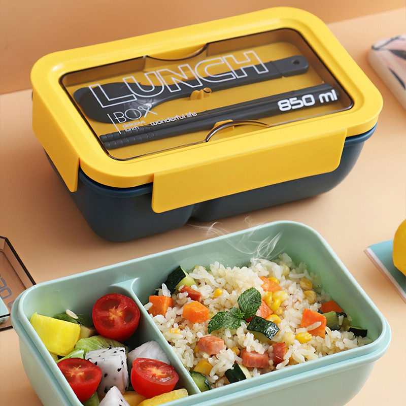 KKV - 40000KM·Rectangle lunch box/ Kotak makan / Green 850ml/FOOD Container/container