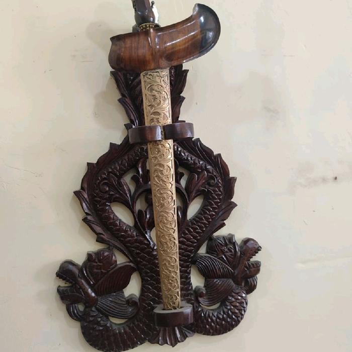 Blawong Keris ukiran naga klasik