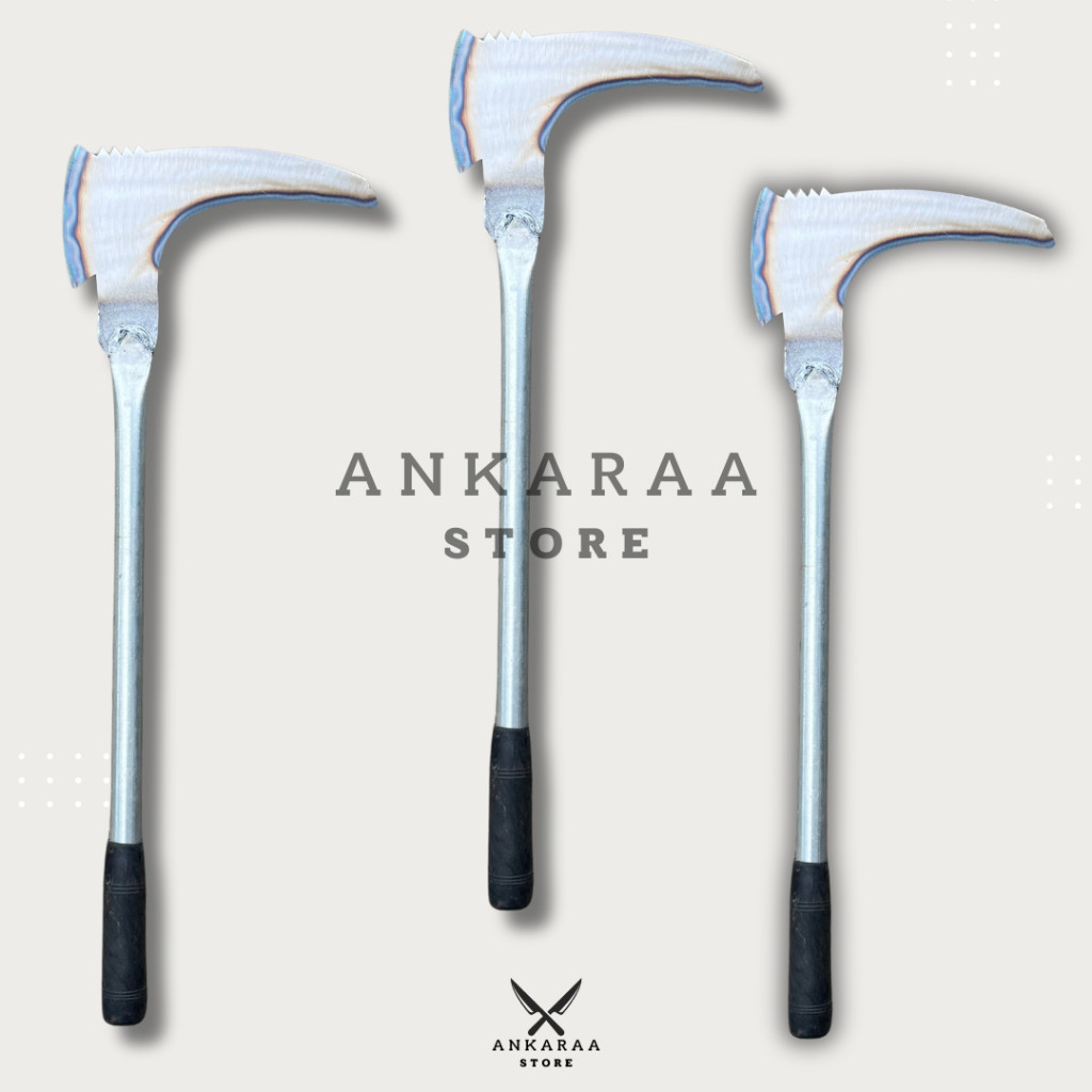 Kapak Ganda Baja Pembersih Ranting Pohon Rumput Arit Padi Alat Pembelah Bambu