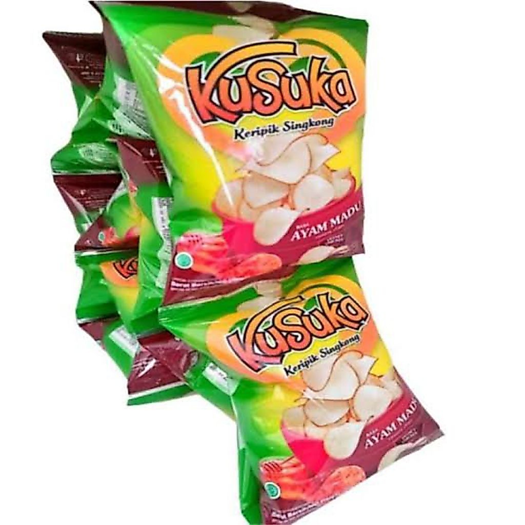 Kripik Singkong Kusuka Rasa Ayam Madu 20gr isi 10pcs