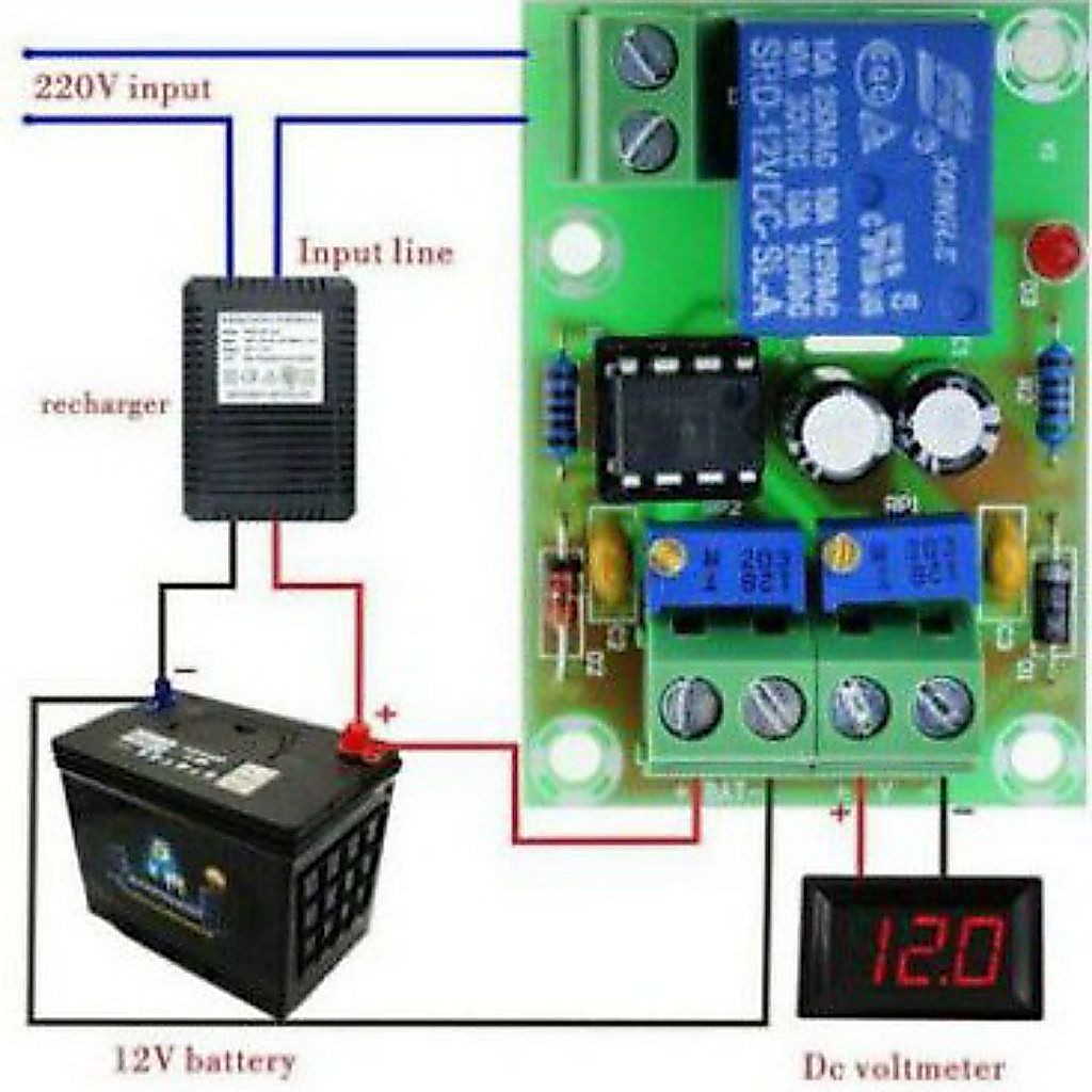 xh-m601 12v battery charger xhm601 module controller accu charging aki