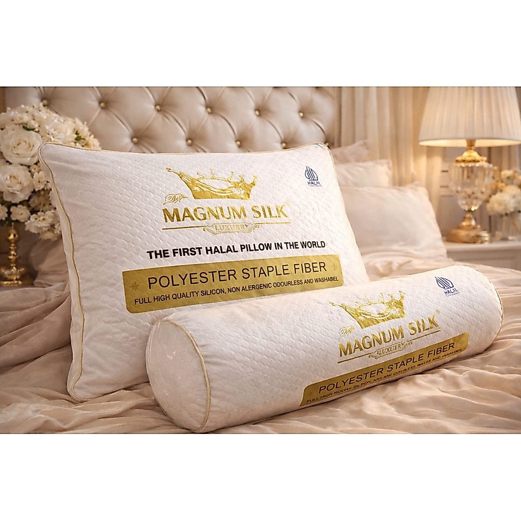 Produk Viral Makassar Bantal Magnum Silk/Bantal brendis/Bantal Hotel Bantal Premium/Bantal Magnum Or