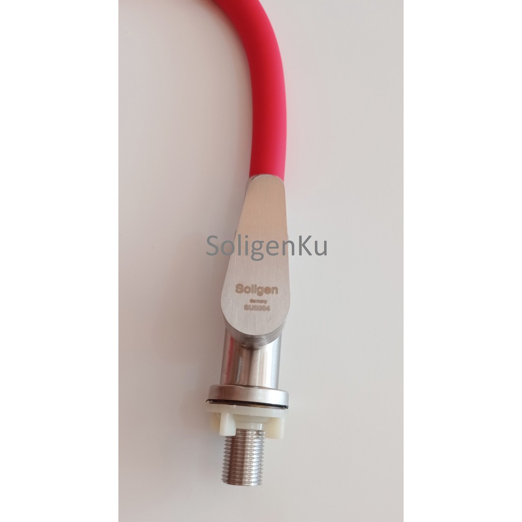 Kran Angsa Fleksibel Soligen Stainless Keran Bak Cuci Piring Fleksibel Keran Meja Fleksibel 505 SSR