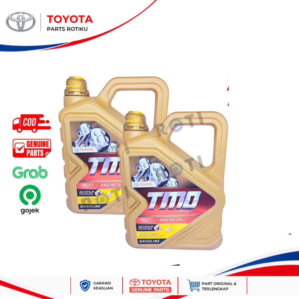 OLI MESIN TMO FULL SYNTHETIC 0W-16 4 LITER TOYOTA O8880-85665 ORIGINAL