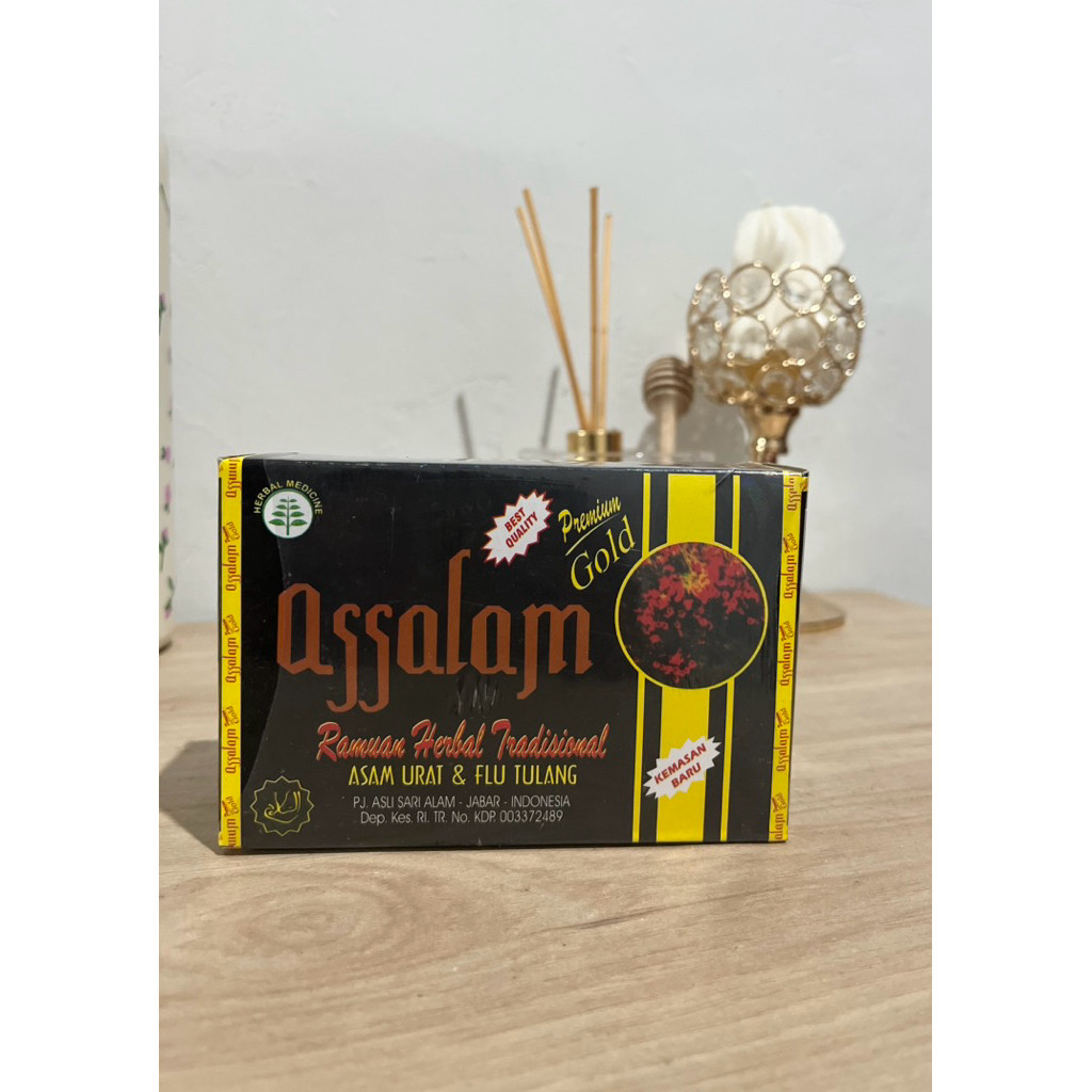 ( HIDUP SEHAT ) ASSALAM GOLD|HERBAL|FLU TULANG|ASAM URAT
