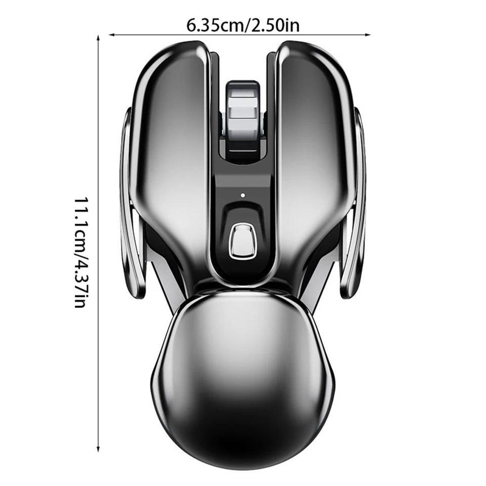 PX2 Wireless Mouse 2.4G Ergonomics Metal Receiver Waterproof Aluminum Lightweight Gaming Mouses Lapt
