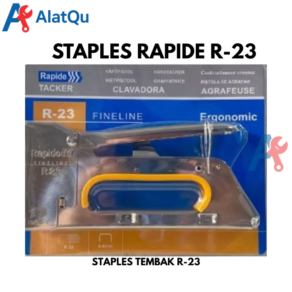 RAPIDE Gun Tacker Staples Rapide R-23 | Staples Tembak Rapide R-23 Original