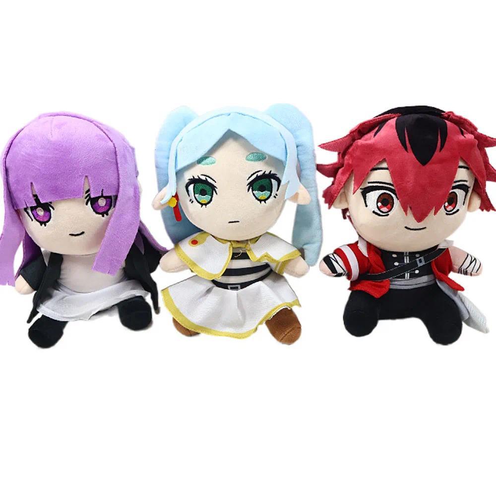 Anime Frieren Fern Stark Plushie Doll Frieren Cosplay Dress Up Cotton Plush Doll Toys Christmas Gift