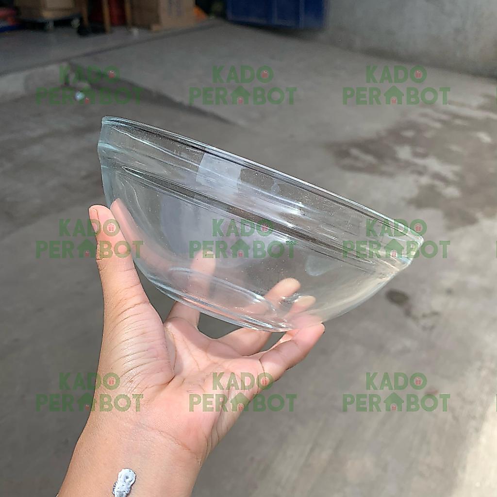 Mangkok Kaca Polos B733-Mangkok Polos Estetik 7inch-Mangkok Sayur