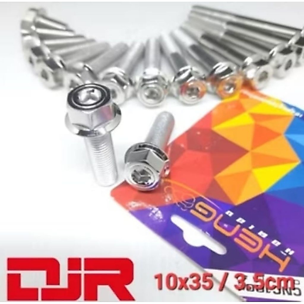 BAUT PROBOLT 2 KUNCI HENG DRAT 14 HEXAGON STAINLESS ORIGINAL HENG