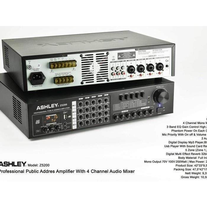POWER AMPLIFIER ASHLEY Z5200 Z 5200 ORIGINAL