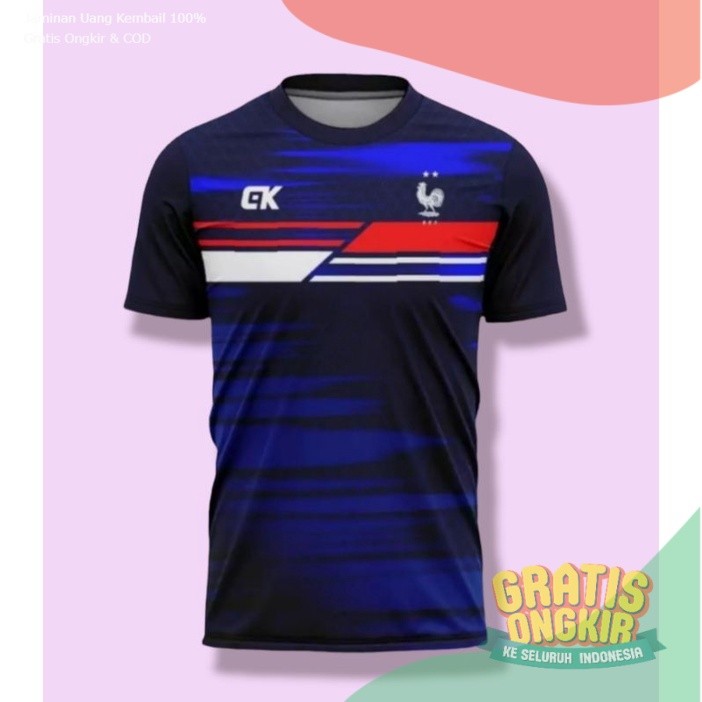 TERBARU JERSEY BOLA FRANCIS KAOS BOLA FRANCIS PREMIUM JERSEY PIALA DUNIA FRANCIS BAJU BOLA NEGARA PR