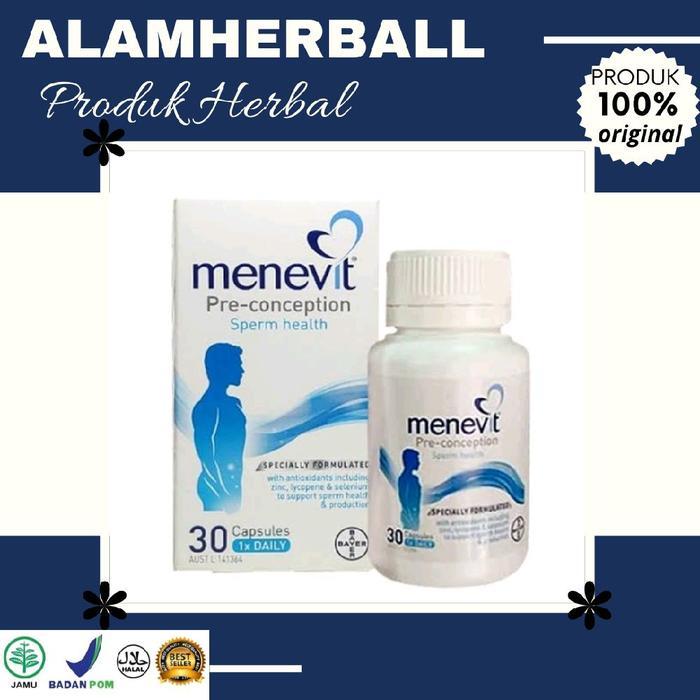 Menevit Conception Sparm Health Male Suplement 30 Kapsul Produk Original