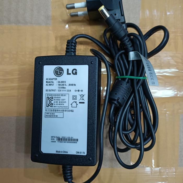 adaptor 3.5a 12v LG korea