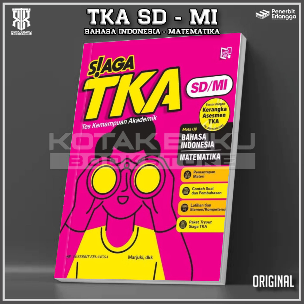 [ Erlangga ] Buku SIAGA TKA SD / TKA SD 2025 / TKA SD/MI / Kurikulum Merdeka