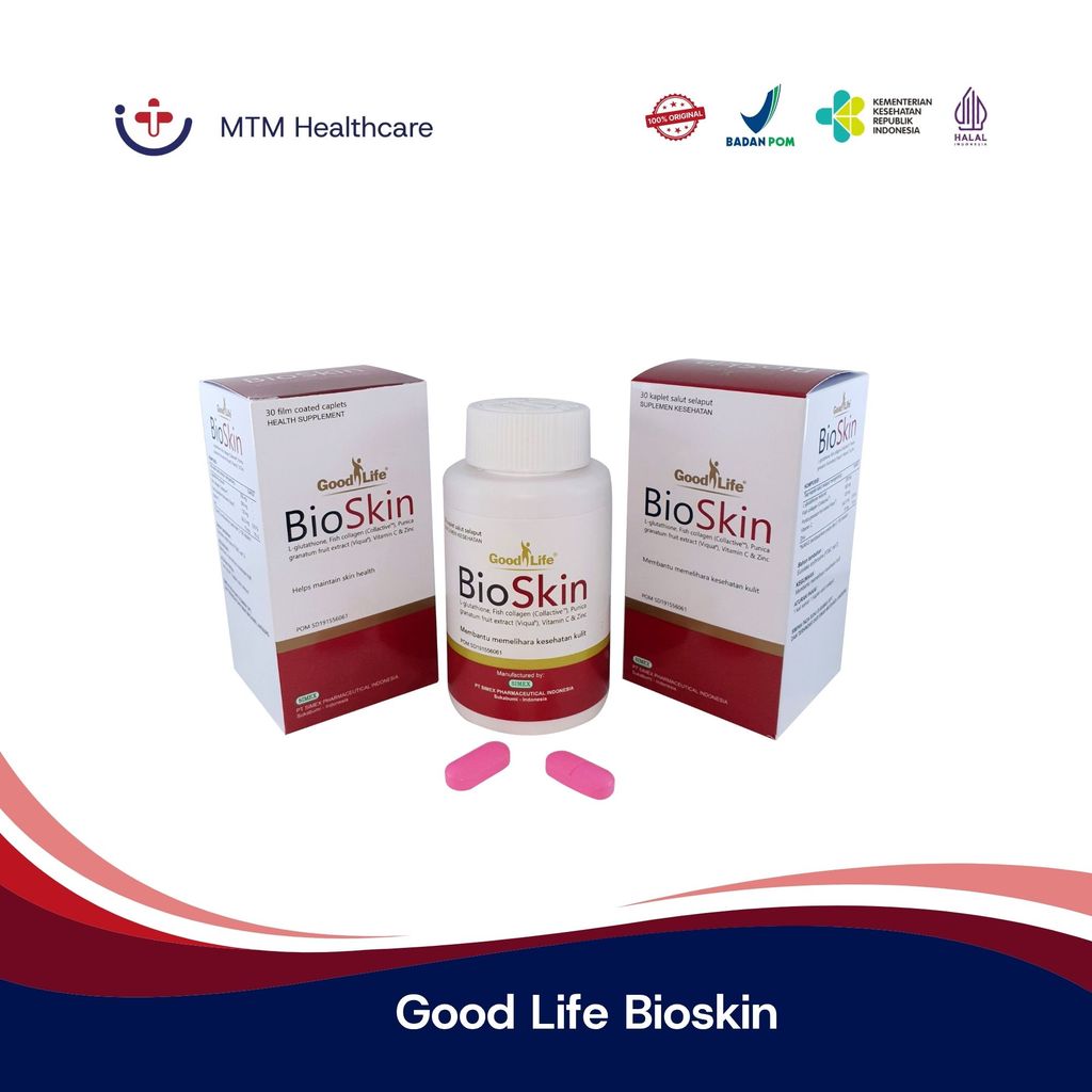 Good Life Bioskin Kaplet Tablet Isi 30 Kulit Mencerahkan