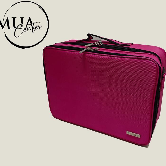 lv Tas Ransel Makeup Kosmetik / Makeupartist Bag MUA Beauty Case EVELINE 10 (XL) - XL-Pink