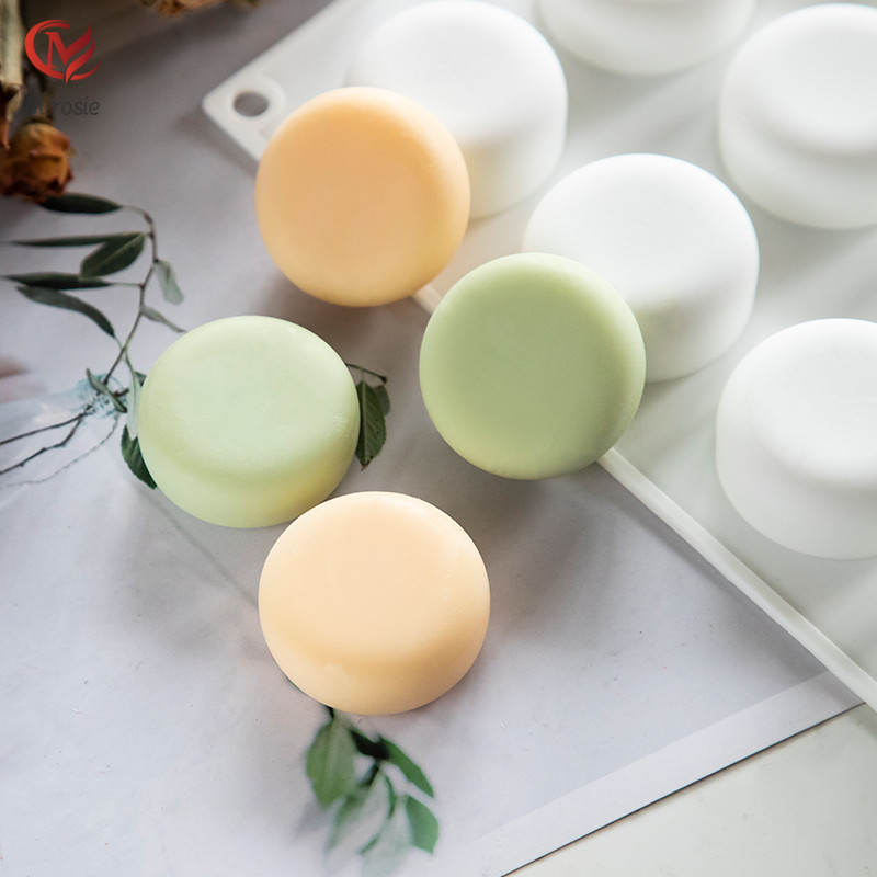 

Mirosie 15-hole Round Silicone Mold DIY Handmade Soap Molds for Soap Making 3d Christmas Molds Baking Accessories