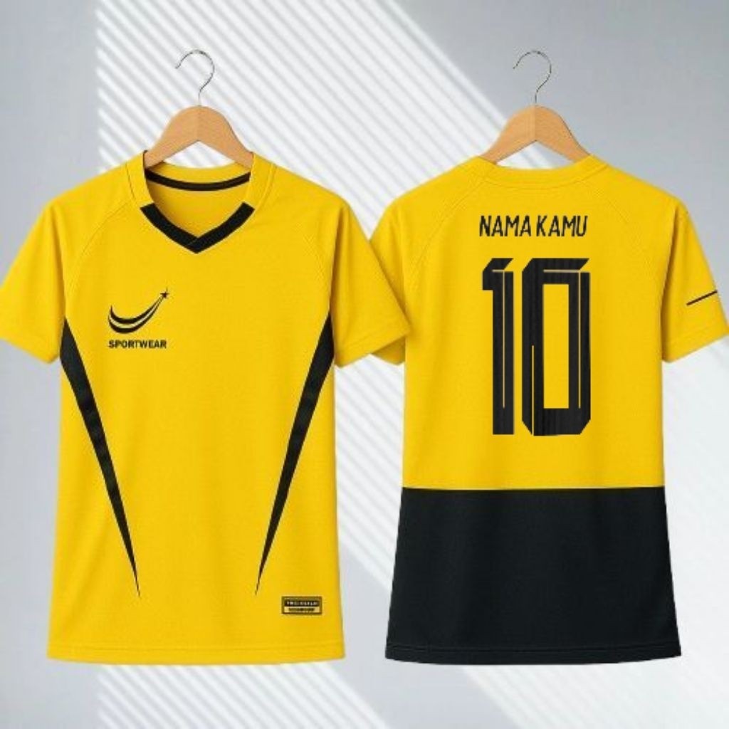 Gratis Nama dan nomor Punggung Baju Volly  futsal badminton cewek sablon nama