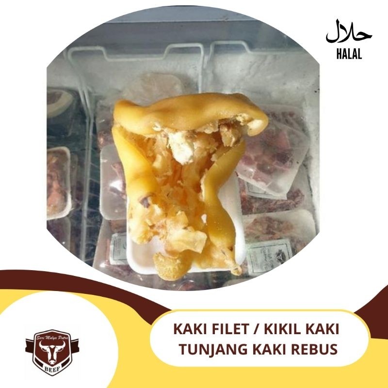 

Tunjang kaki sapi, kikil kaki sapi tanpa tulang tanpa kuku matang 500gr