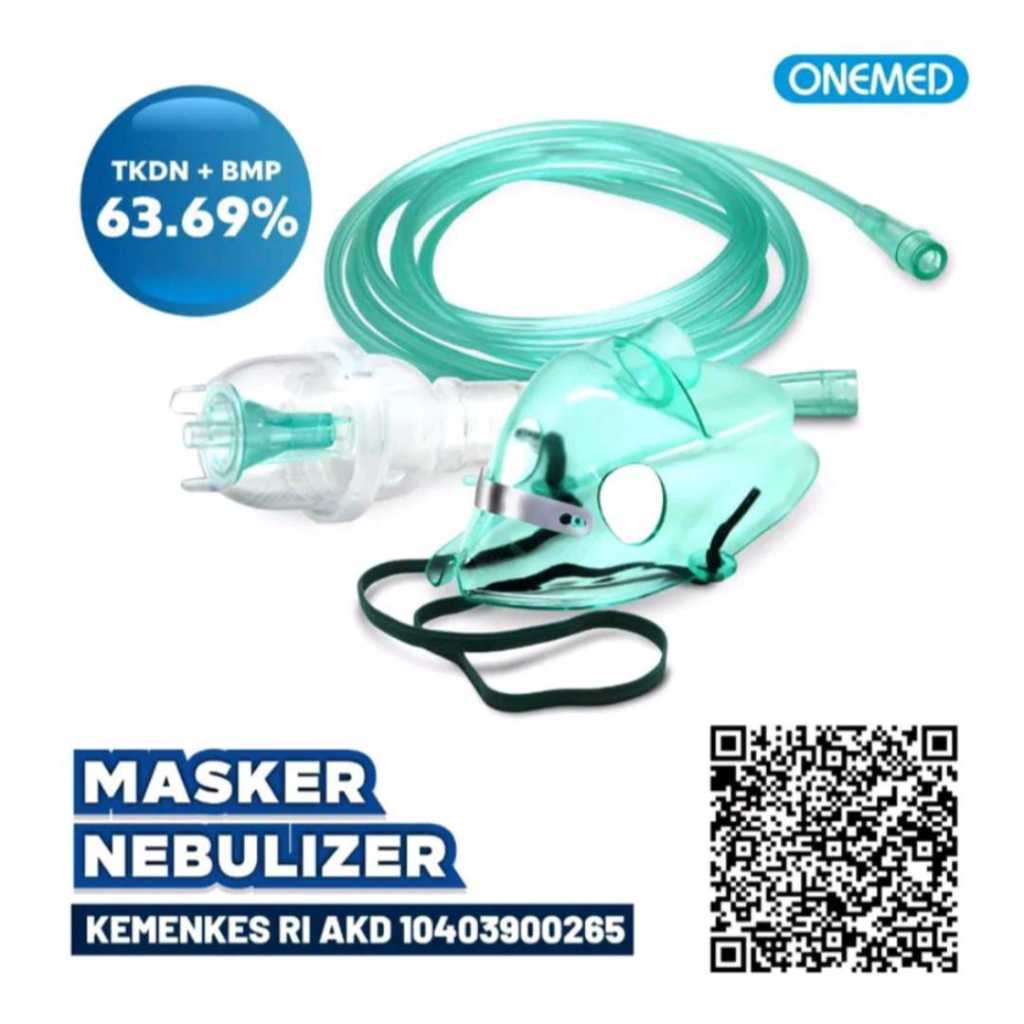 [PROMO] Masker Nebulizer Anak OneMed / Promo Masker