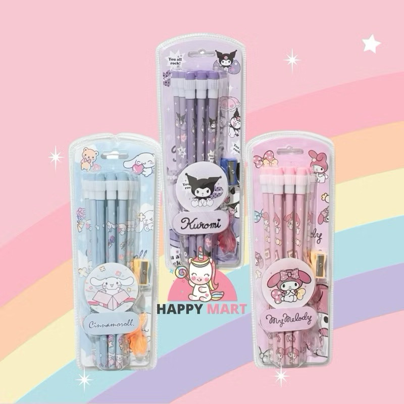 

Pensil batang 3662 isi 12 pcs motif kuro / melody / moroll